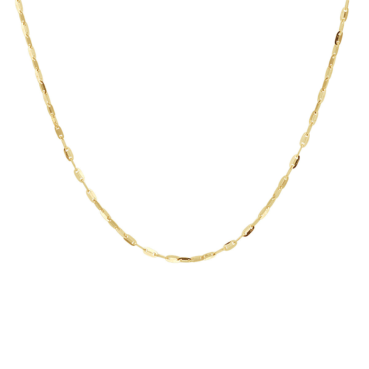 collier plaatjes 1.5 mm 41 43 45 cm