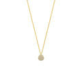 Collier druppel diamant 0.10ct h si 44 cm