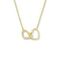 Collier hartjes 40 - 42 - 44 cm