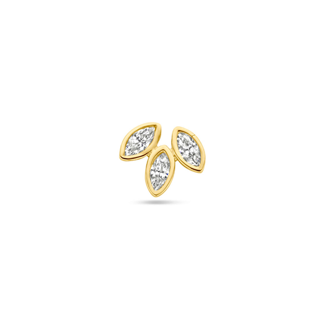 Flat back piercing zirkonia 5.5 mm