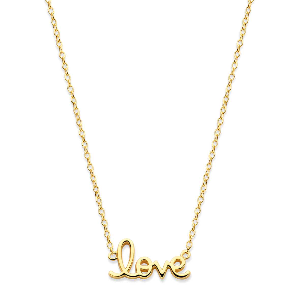 Collier love 41 - 43 - 45 cm 3 micron