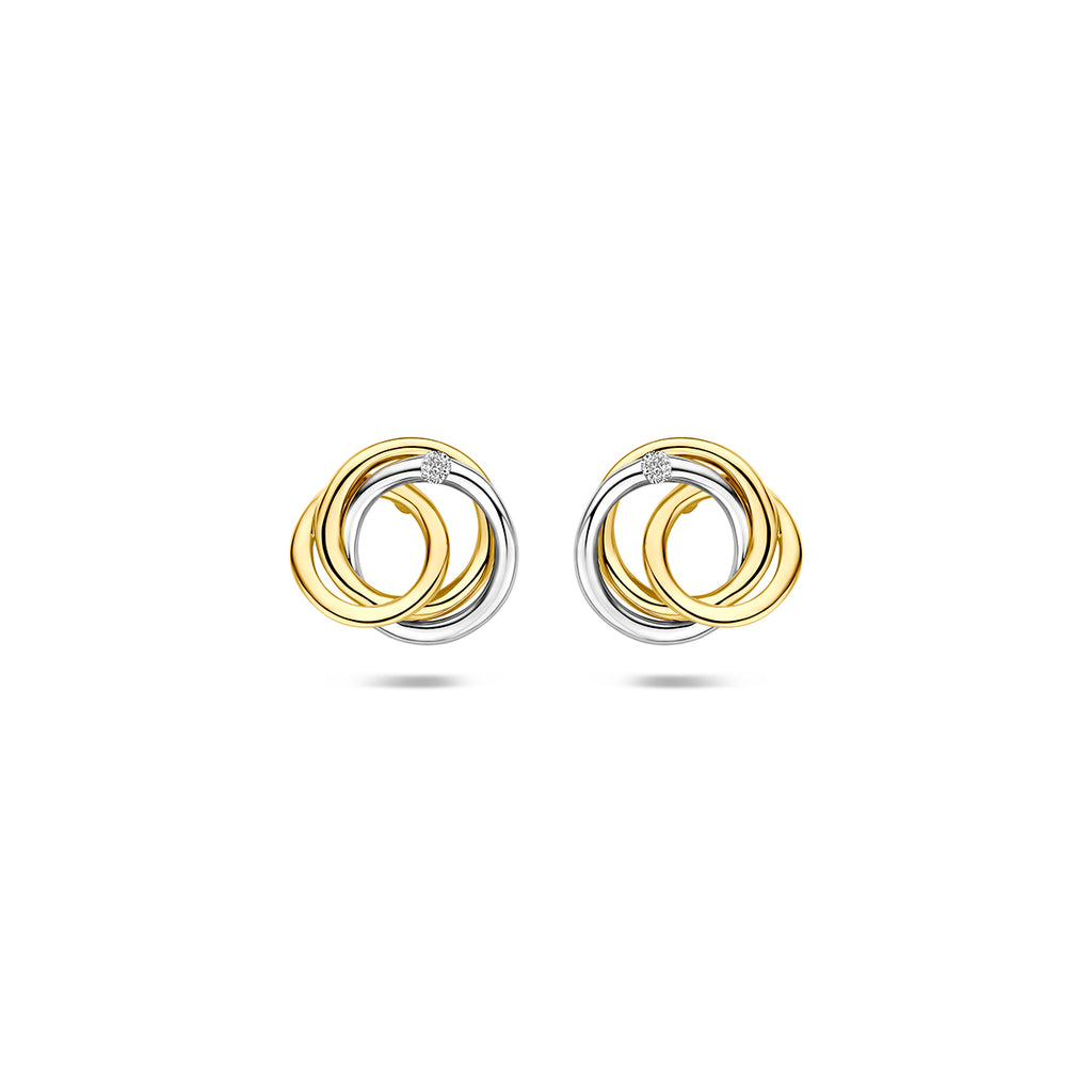 Oorknoppen diamant 0.02ct (2x0.01ct) h si