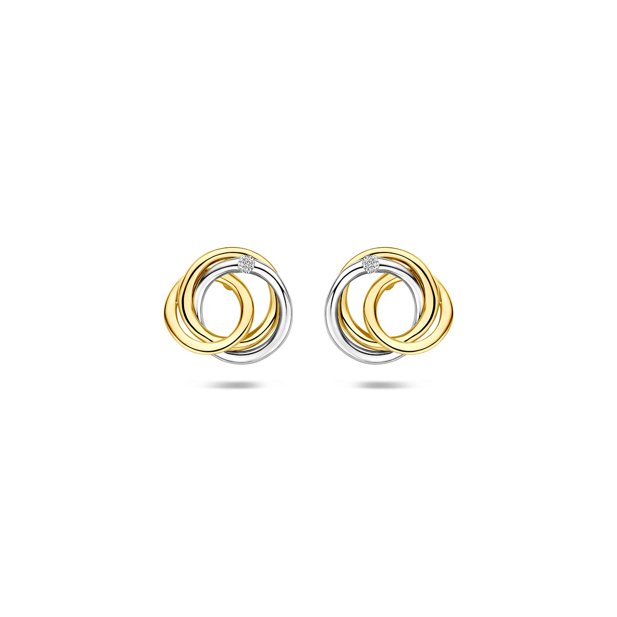 Oorknoppen diamant 0.02ct (2x0.01ct) h si