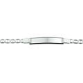 Graveerarmband anker plaat 6 mm 18 cm