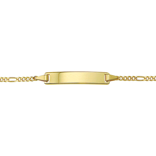 Graveerarmband figaro 5.0 mm