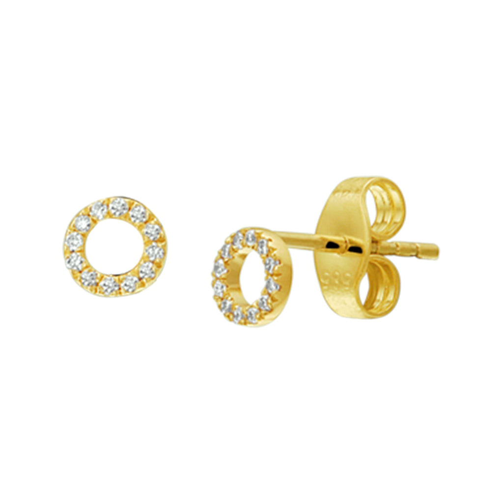 Oorknoppen diamant 0.07ct (2x0.035ct) h p1