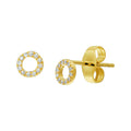 Oorknoppen diamant 0.07ct (2x0.035ct) h p1