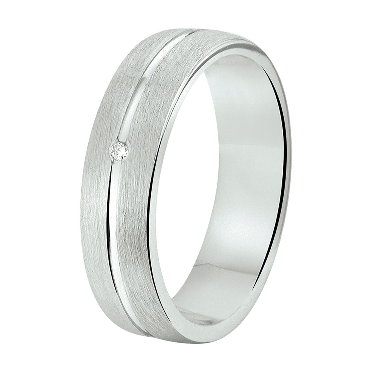 Ring a303 - 5 mm - 0.01ct h si