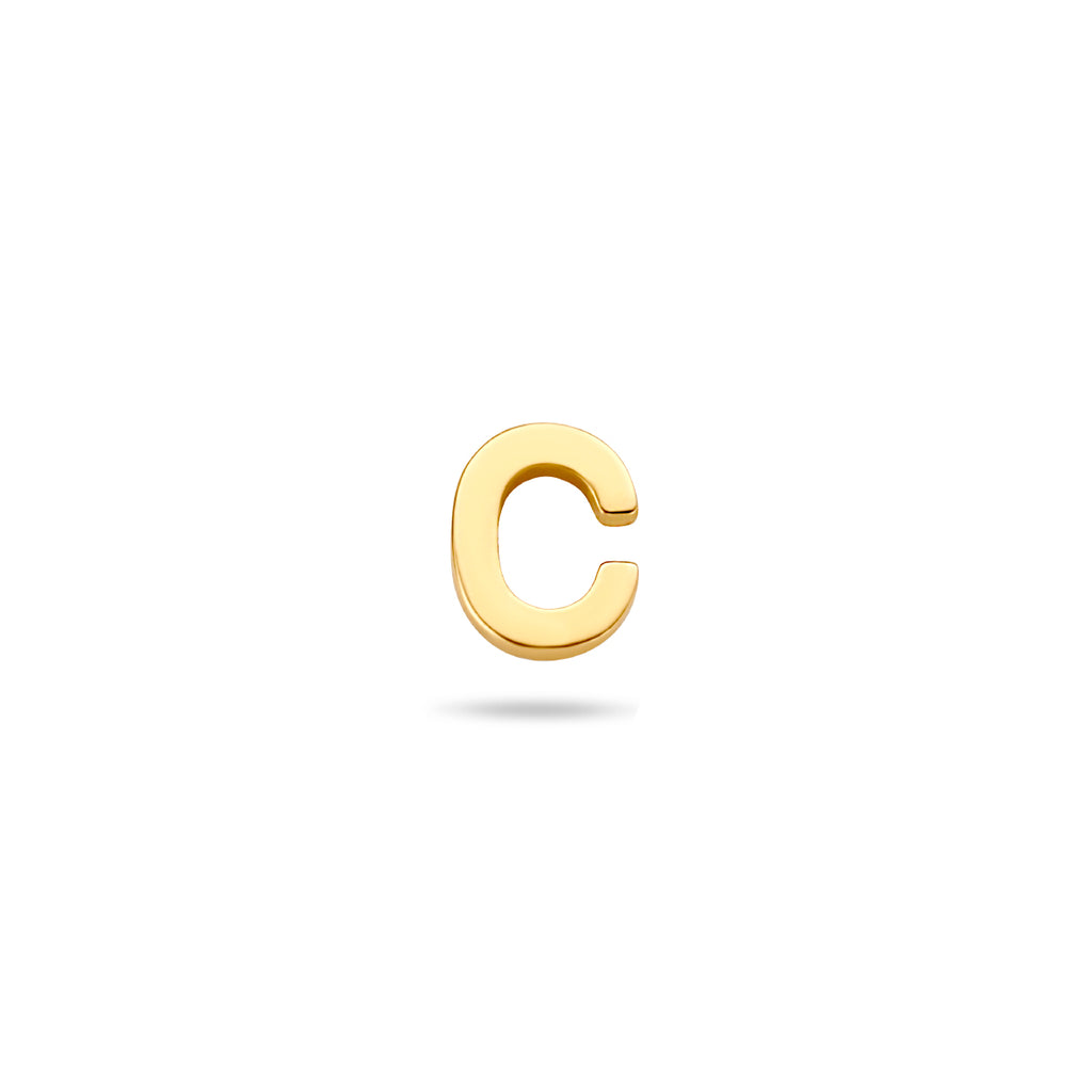 Oorknop letter