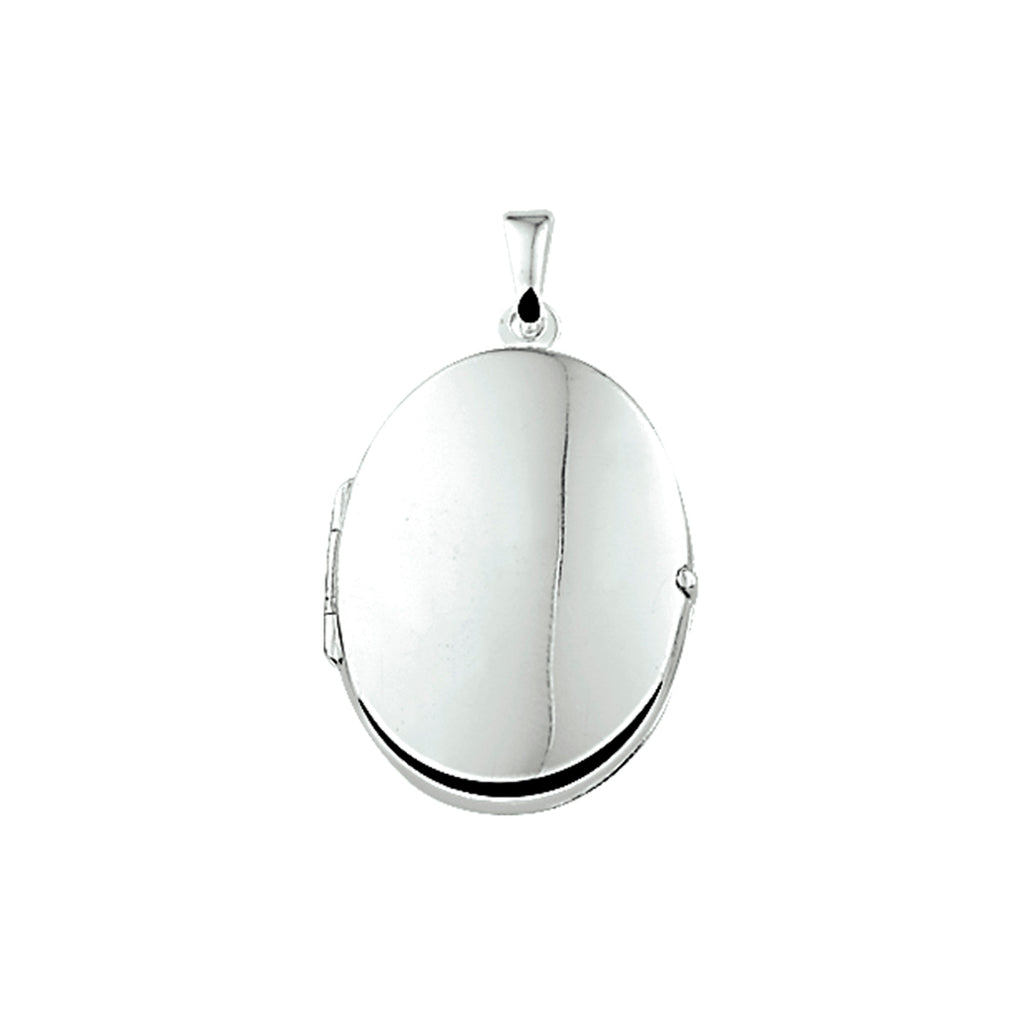 Zilveren medaillon hanger