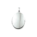 Zilveren medaillon hanger
