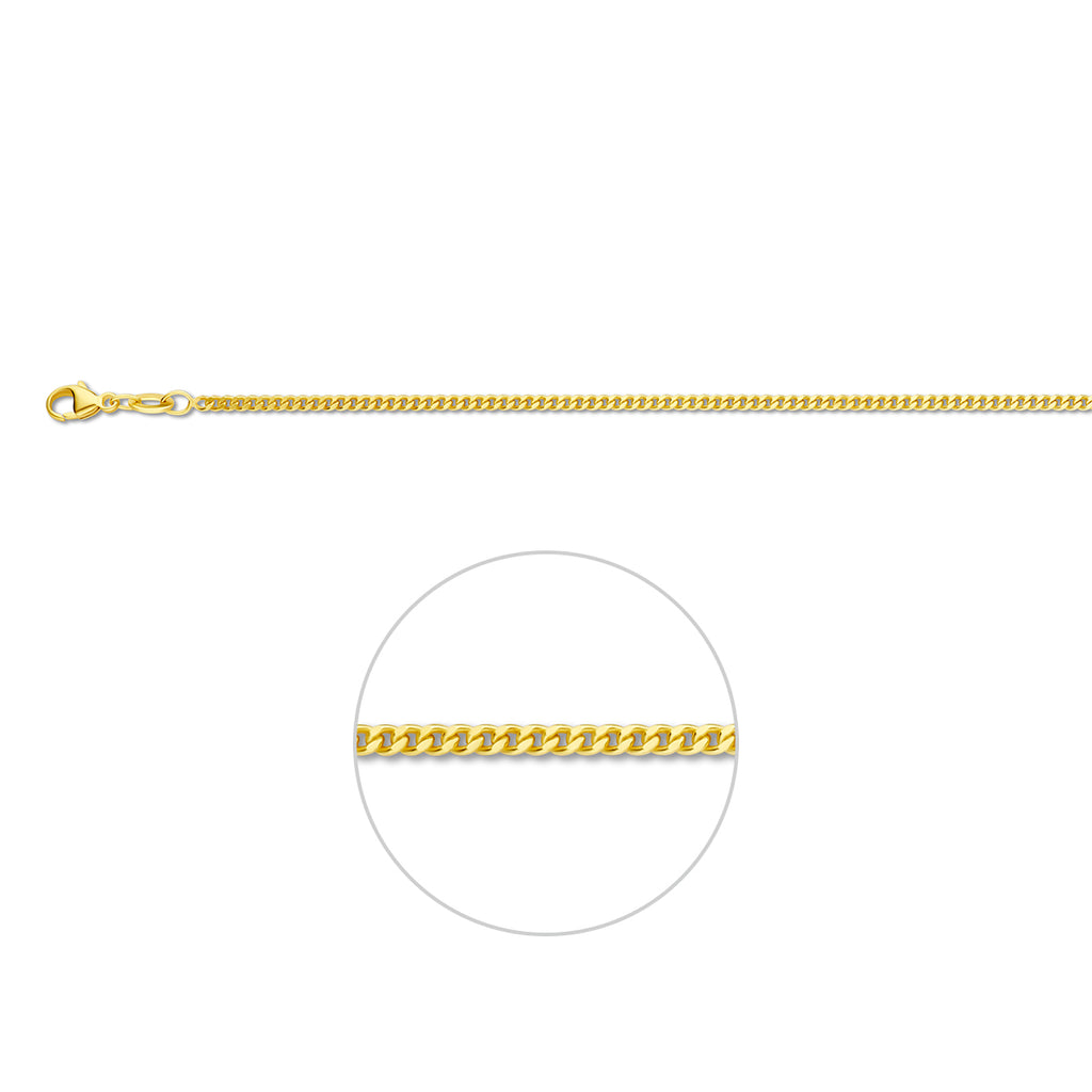Collier gourmette 2.1 mm
