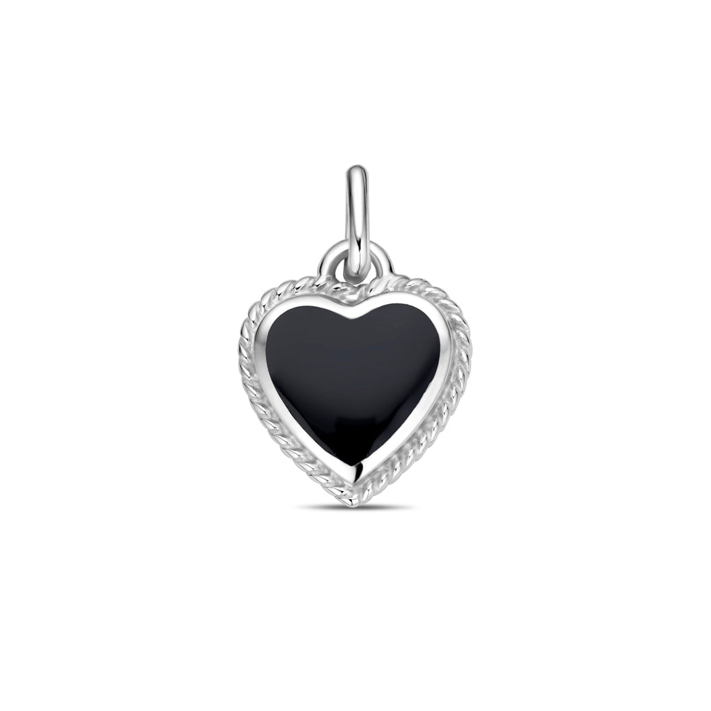 Hanger hartje onyx