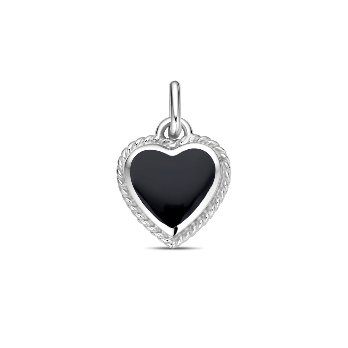 Hanger hartje onyx