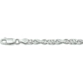 Armband schakel - zilver