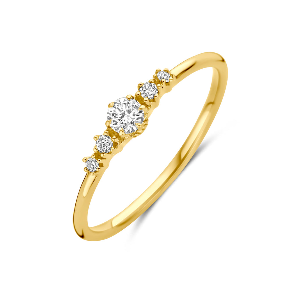 ring lab grown diamant 0.20ct f vs