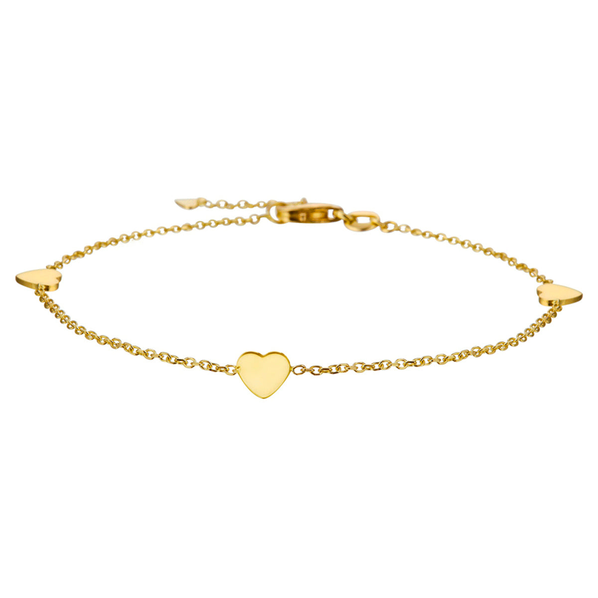 Armband hart 17 - 18.5 cm