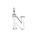 Hanger - zilver letter N