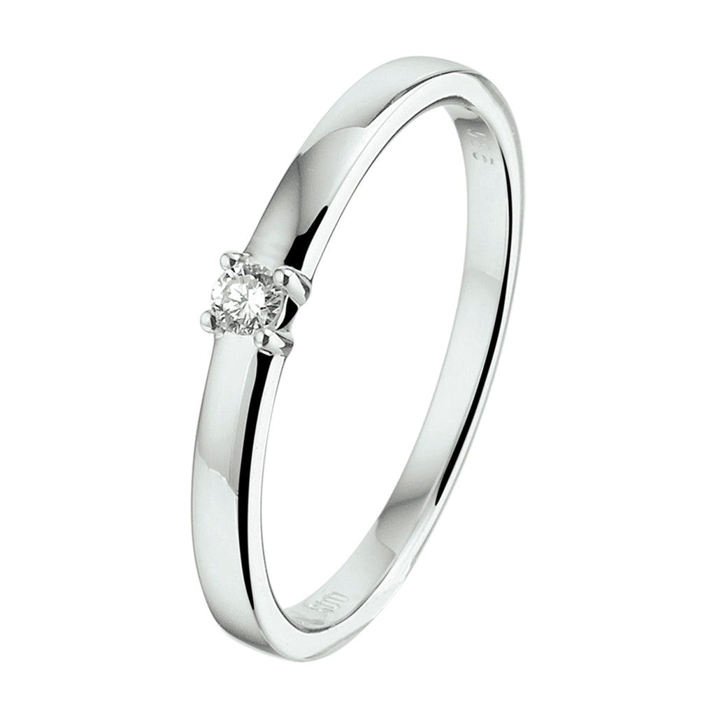Ring diamant 0.05ct h si