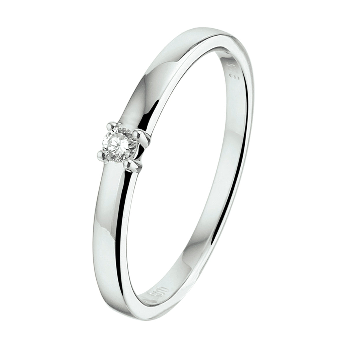 Ring diamant 0.05ct h si