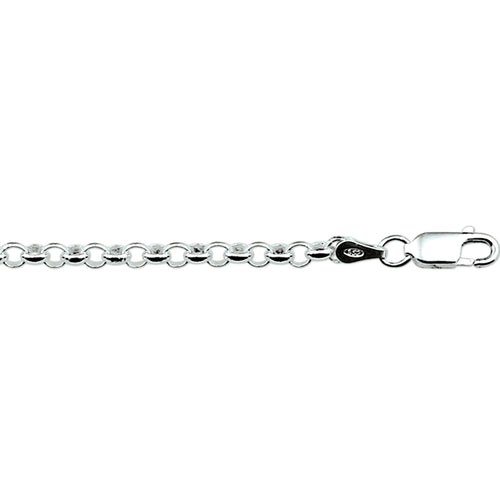 Armband jasseron schakel - zilver