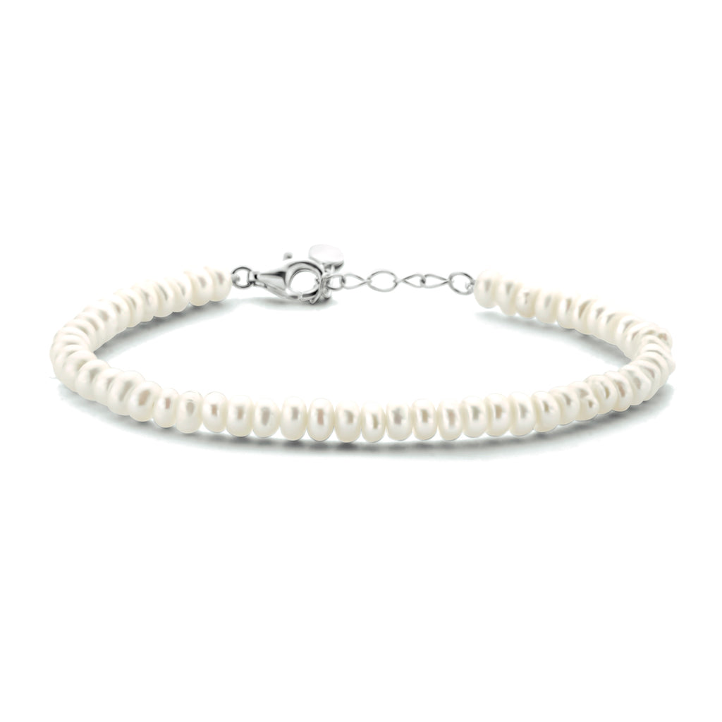 Armband - parel zilver