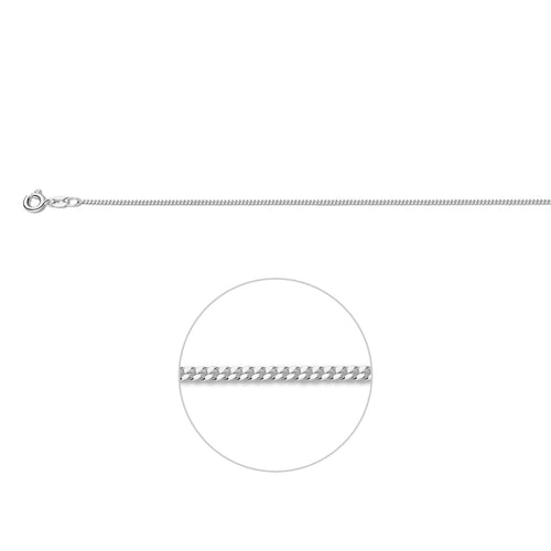 Collier gourmette 4-zijdes geslepen 1.2 mm