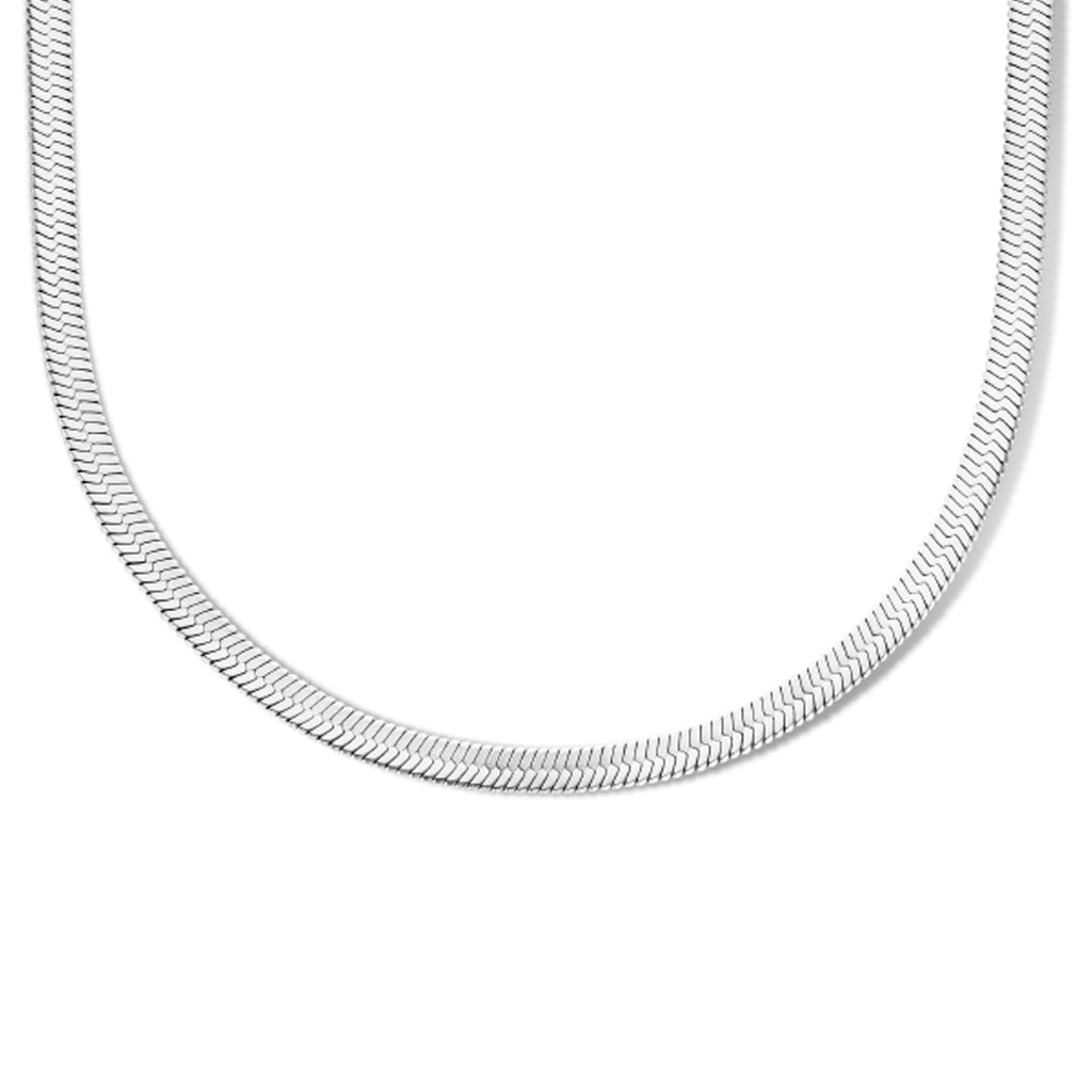 Collier slang plat 4.2 mm 42 + 4 cm