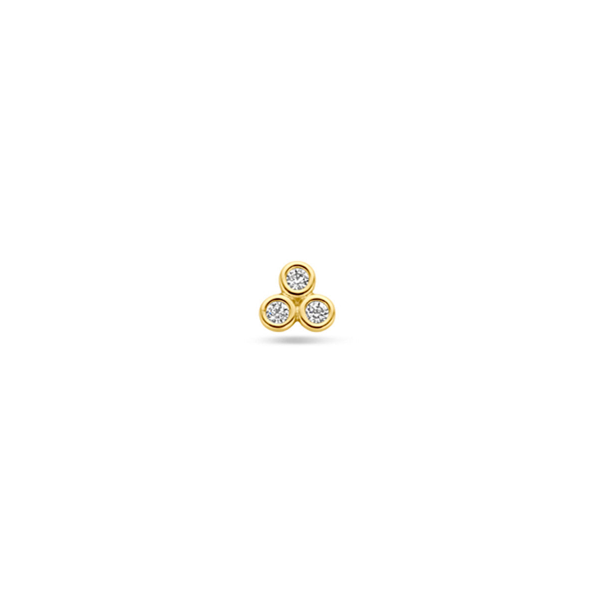 Flat back piercing zirkonia 3 mm