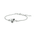 Armband hart dames 16cm