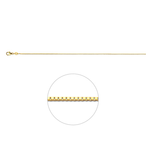 Collier venetiaanse schakel - goud