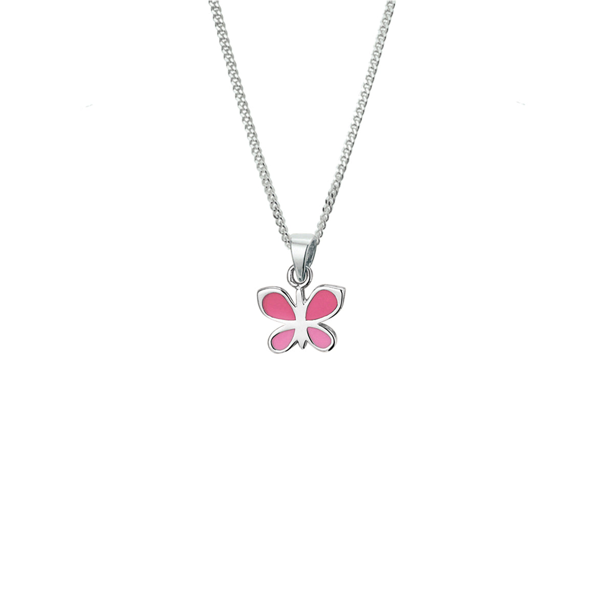 Collier vlinder 1.4 mm 36 + 4 cm