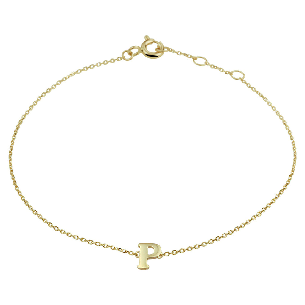 Armband letter 16.5 - 17.5 - 18.5 cm