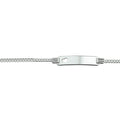 ZILVEREN ARMBAND 13-15CM GOURMET PLAAT MET HARTJE
