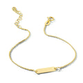Graveerarmband plaat 3.5 mm 16 - 19 cm