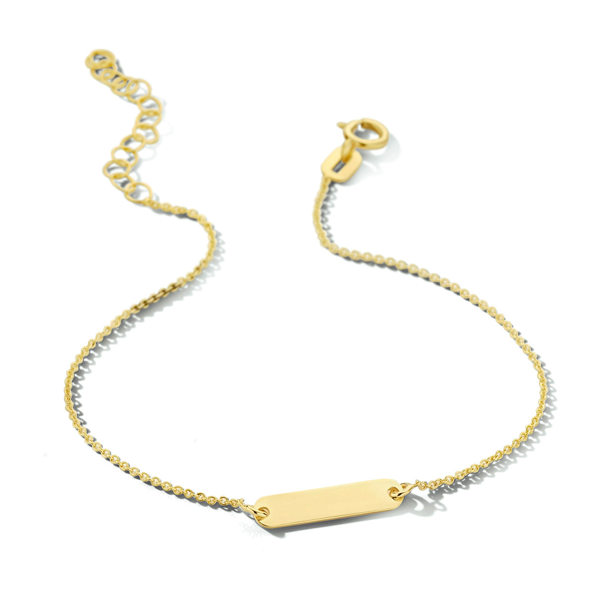 Graveerarmband plaat 3.5 mm 16 - 19 cm