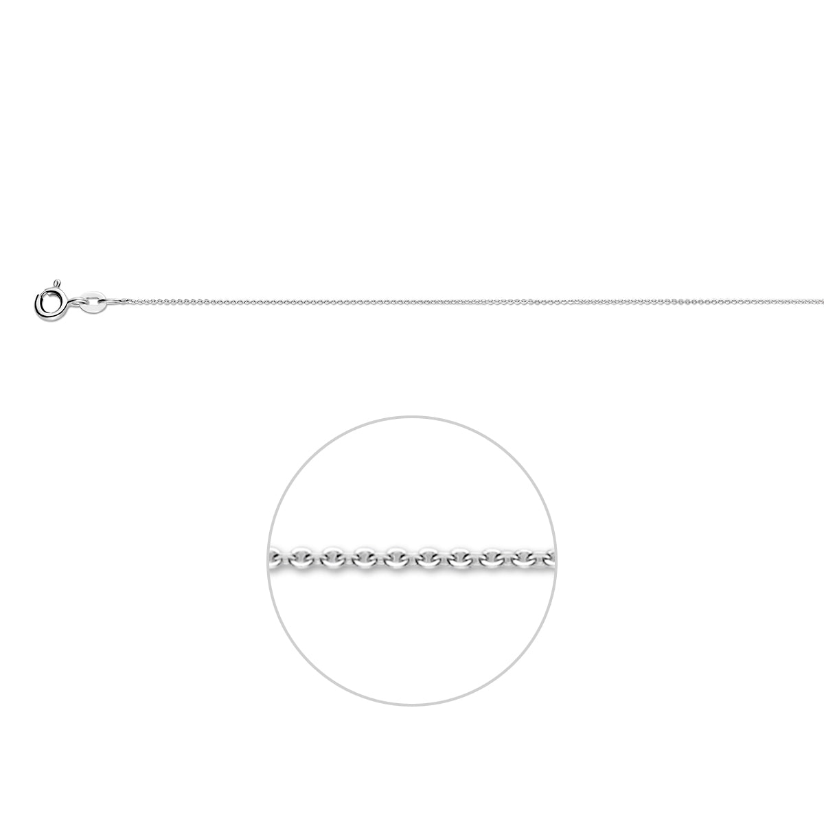 Collier - witgoud