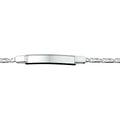 Graveerarmband valkenoog plaat 6 mm 18 cm