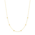 Collier hartjes 41 + 4 cm 3 micron