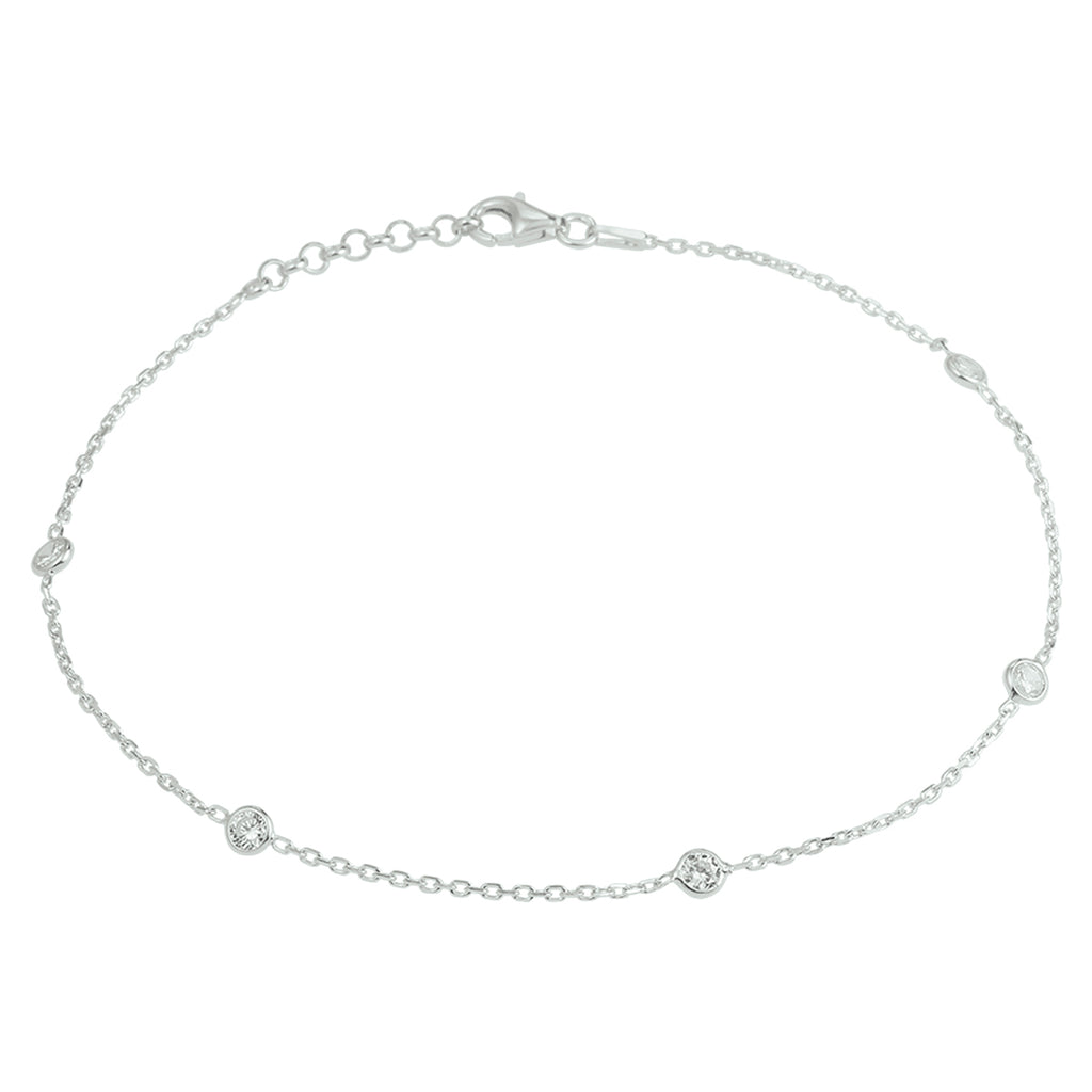 ENKELBANDJE KA1332780 - ZILVER GERHODINEERD