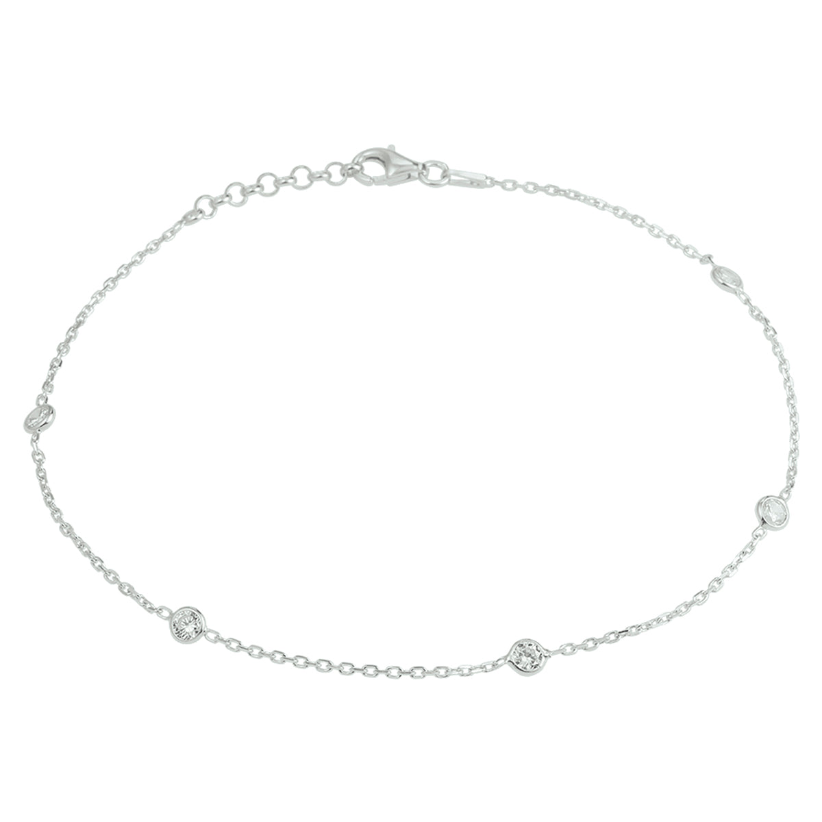 ENKELBANDJE KA1332780 - ZILVER GERHODINEERD