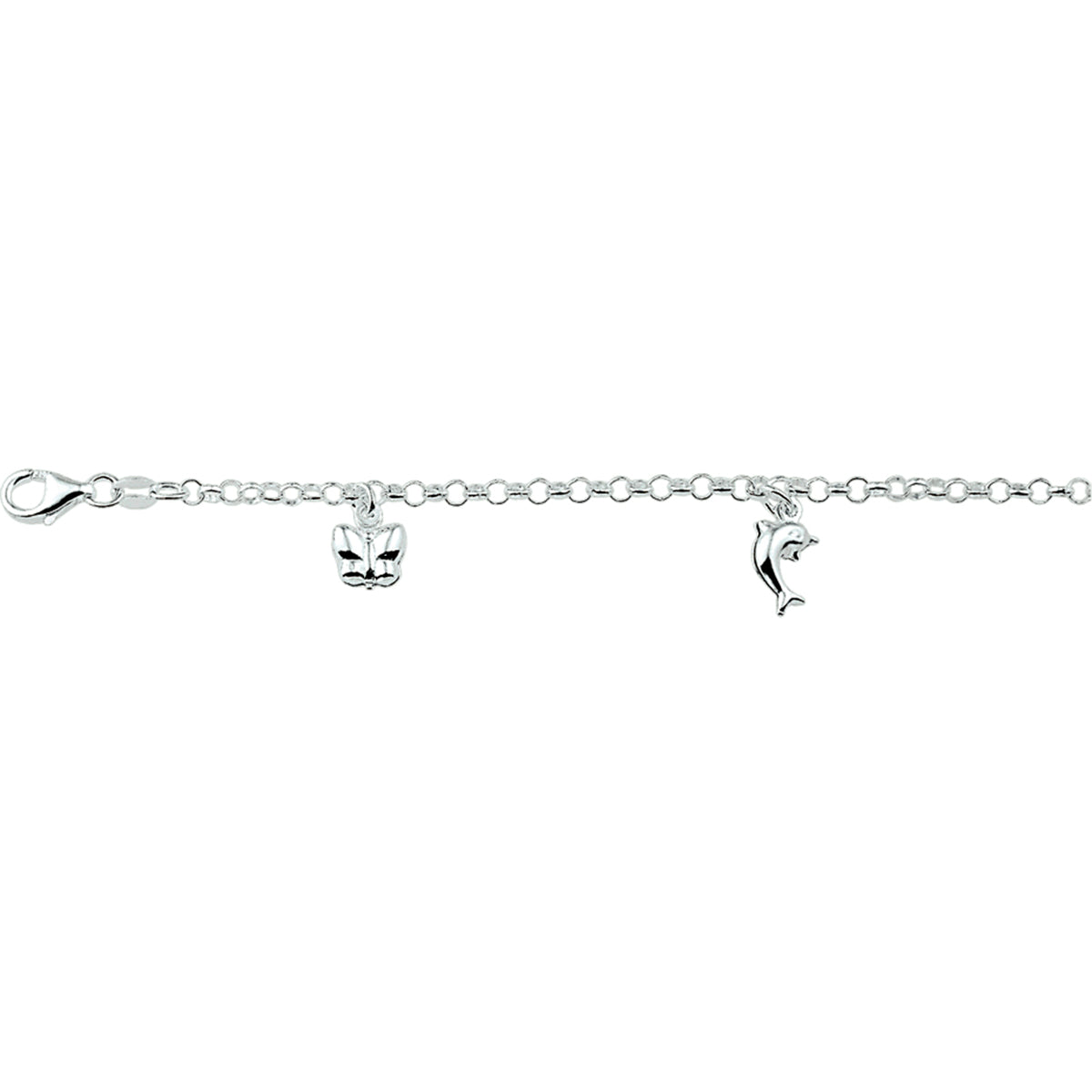 Armband diverse bedels 15 cm