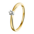 Ring diamant 0.05ct h si