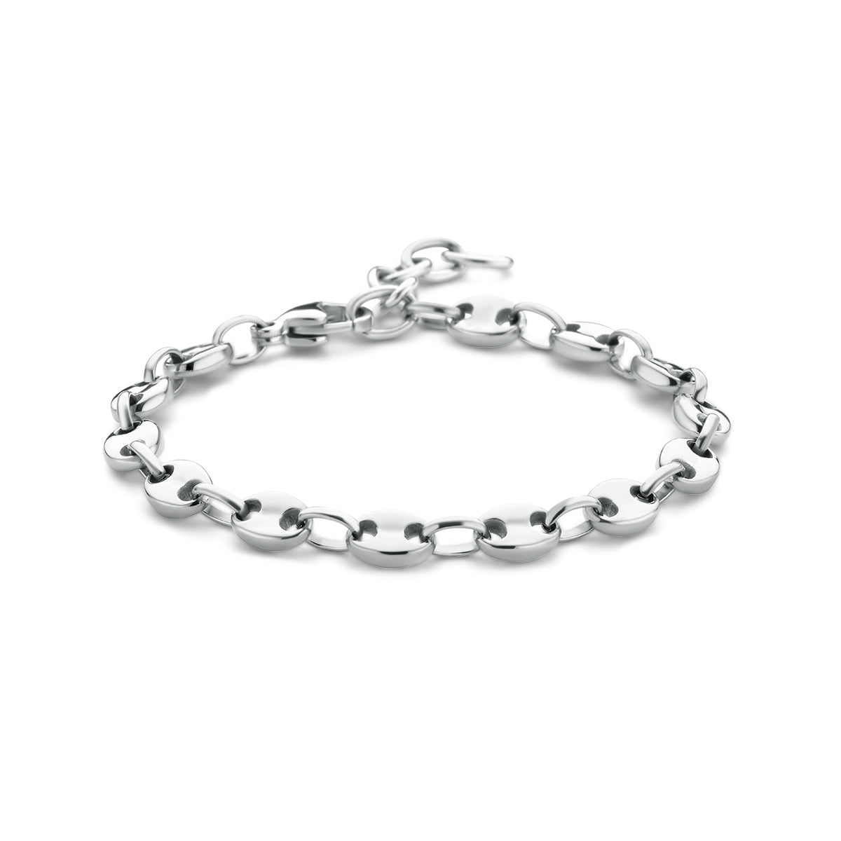 Armband koffieboon 16 + 3 cm