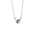 Collier hart en zirkonia 1.5 mm 36 + 4 cm