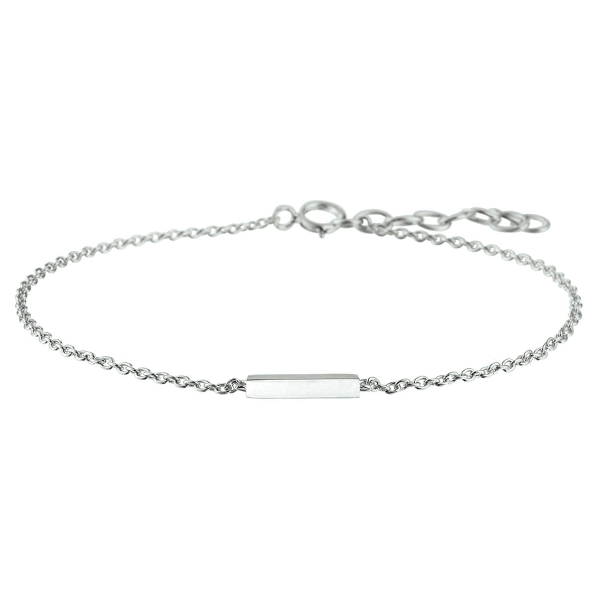 Armband balkje 1.2 mm 16 + 2.5 mm