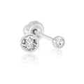 Inverness schietknopjes kristal 3 mm