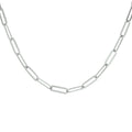 Collier paperclip platte buis 3.8 mm 41 + 4 cm