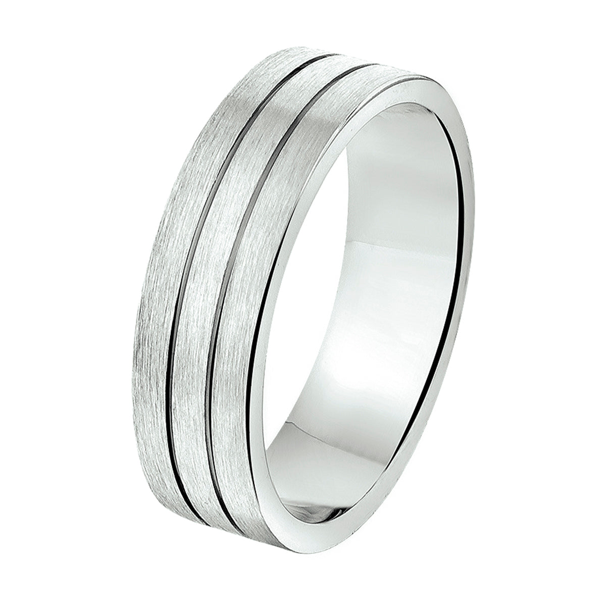 Ring a207 - 6 mm - zonder cz