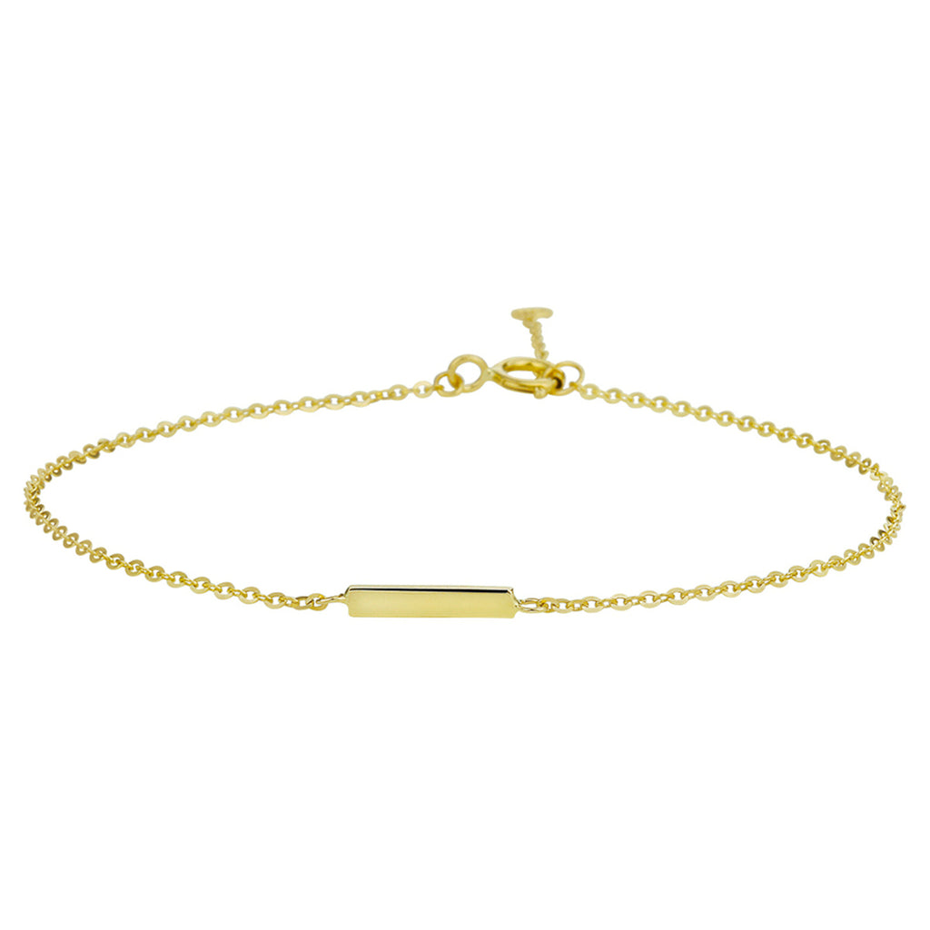 Armband balkje 16.5 - 18.5 cm